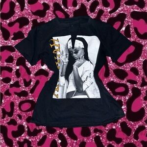 Black & white Aaliyah top